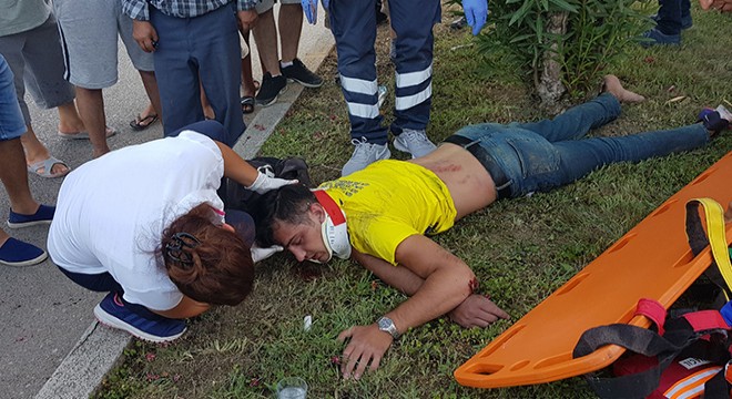 Kemer'de kaza: 1 ağır yaralı
