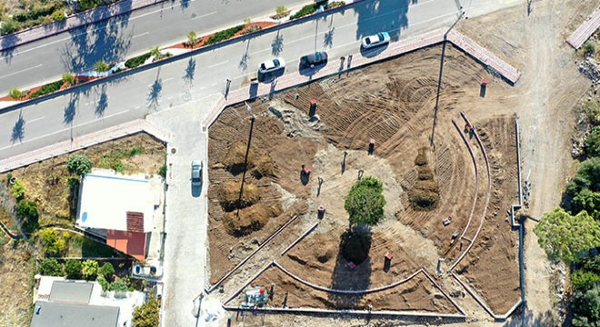 Kemer'de yeni park çalışması
