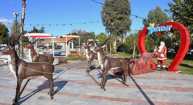 Kemer'de yeni yıl hazırlıkları tamamlandı