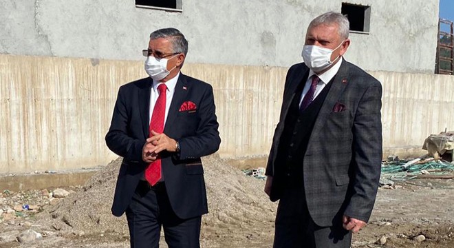 Kemer'e beton santrali ve kilitli taş üretim fabrikası
