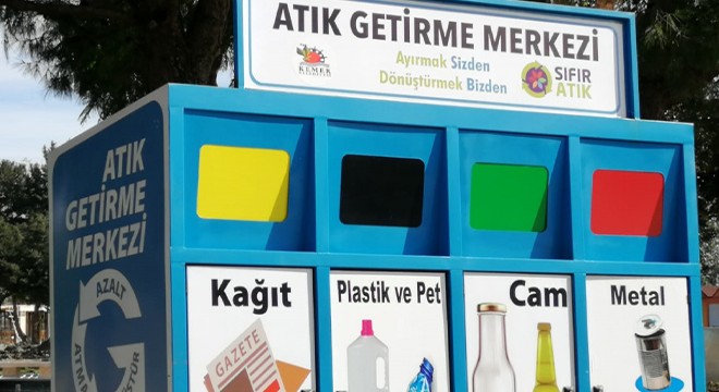 Kemer'e mobil atık getirme merkezleri