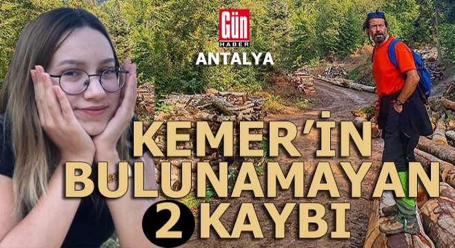 Kemer'in bulunamayan 2 kaybı...