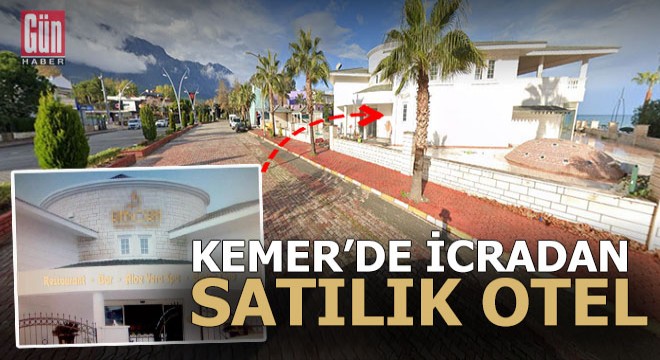 Kemer de icradan butik otel....