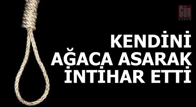 Kendini ağaca asarak intihar etti