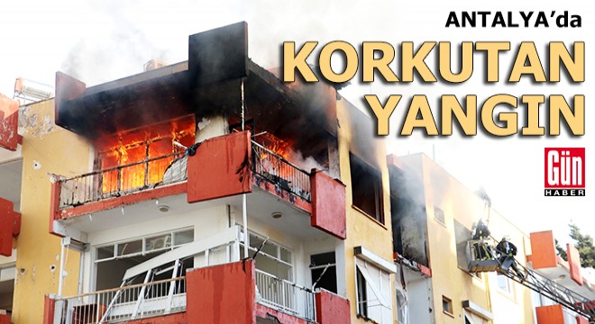 Kentsel dönüşüme giren binada korkutan yangın