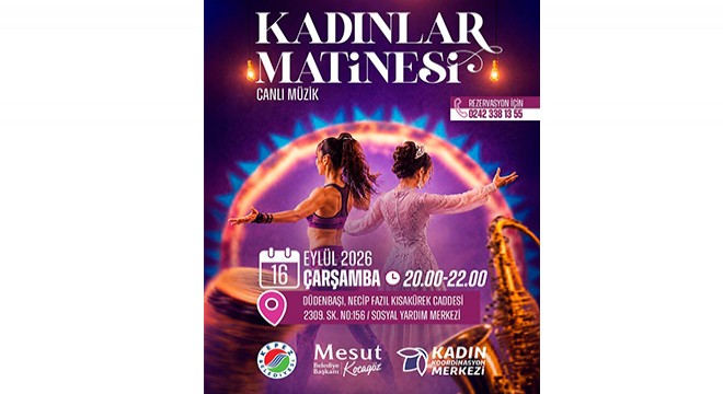 Kepez Kadınlar Matinesi’nde müzik ve eğlence bir arada