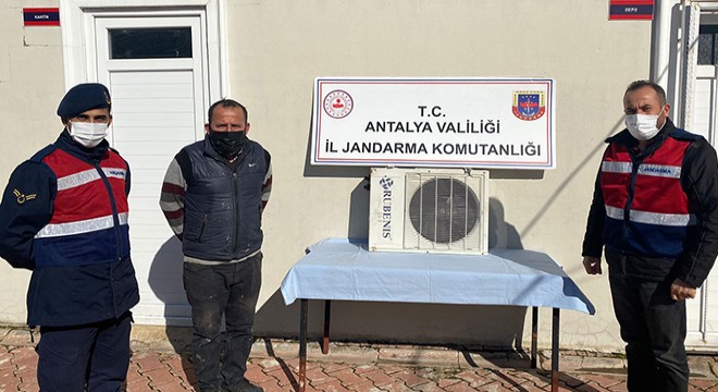 Kepez'de çalınan klima motoru sahibine teslim edildi