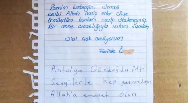 Kepez'de duygulandıran bağış