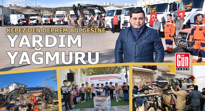 Kepez'den deprem bölgesine yardım yağdı
