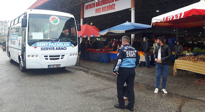 Kepez’den semt pazarlarına ücretsiz servis