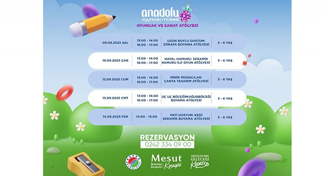 Kepez’de minik eller sanatla buluşuyor