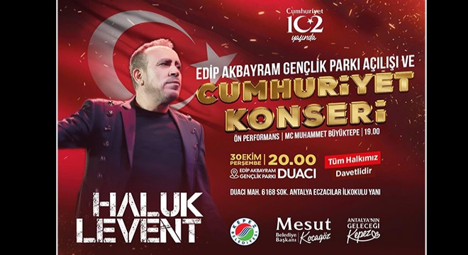 Kepez den Cumhuriyet kutlamalarına ring hizmeti