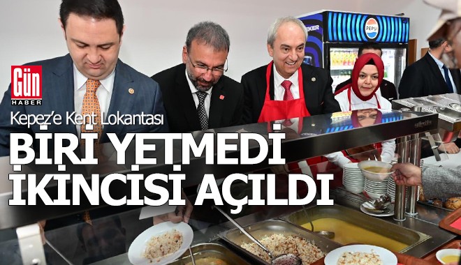 Kepez'e ikinci Kent Lokantası'da açıldı