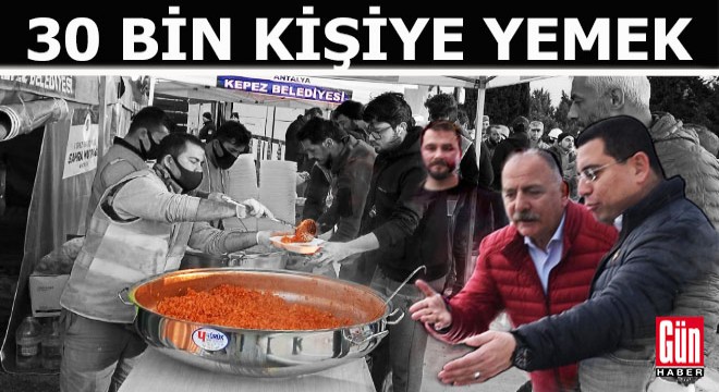 Kepez’in 8 sahra mutfağından günde 30 bin kişiye sıcak yemek