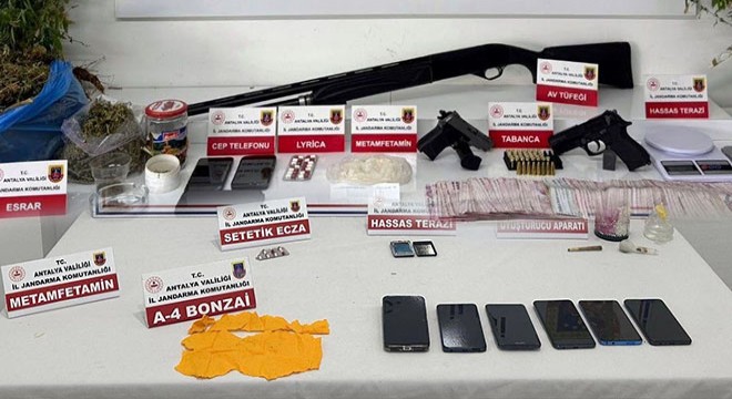 Kepez ve Alanya da uyuşturucu operasyonu