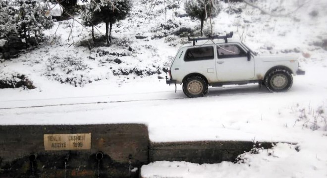 Kestel Dağı na ilk kar düştü