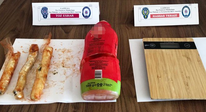 Ketçap kutusundan uyuşturucu çıktı