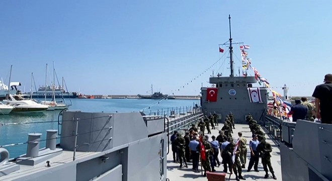 Kıbrıs’a umut ve barış götüren Ç-128  gemisi 46 yıl sonra Ada da