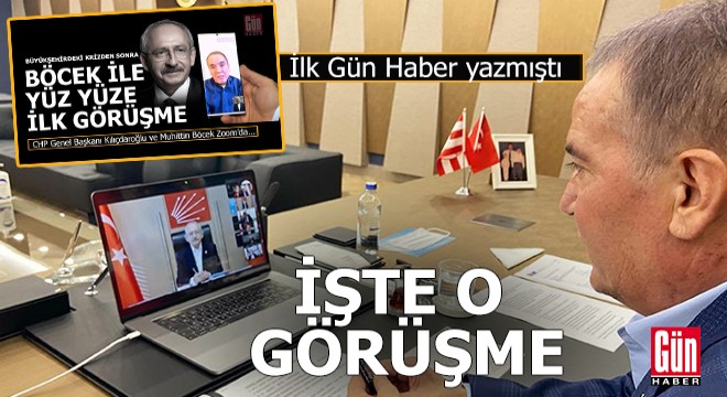 Kılıçdaroğlu, Böcek ile yüz yüze görüştü