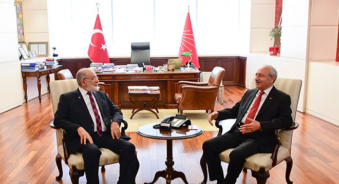 Kılıçdaroğlu ile Karamollaoğlu görüşmesi başladı