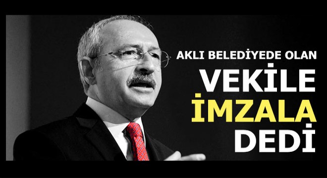 Kılıçdaroğlu işi sıkı tutuyor