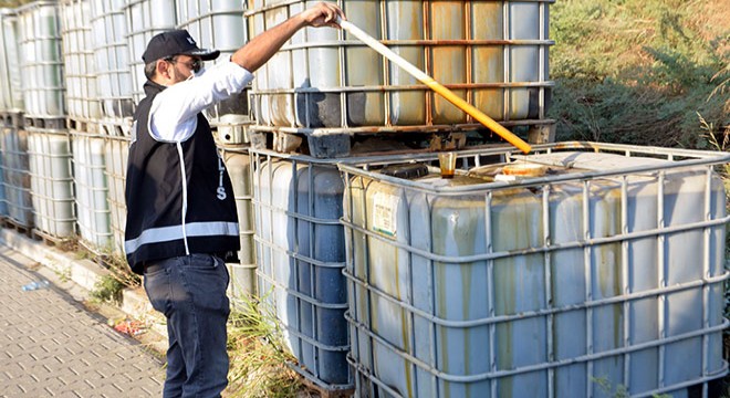 Kimyager tarafından üretilen 20 ton sahte akaryakıt ele geçirildi