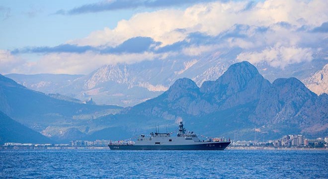 Kınalıada korveti, Antalya'da