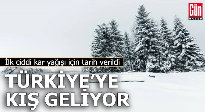 Kış geliyor! Kar yağışı için tarih verildi