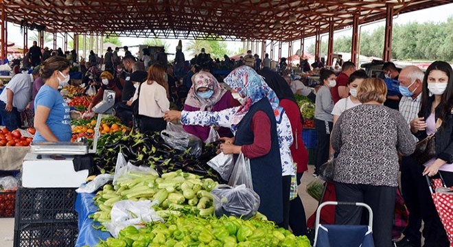 Kısıtlama öncesi pazarlarda yoğunluk