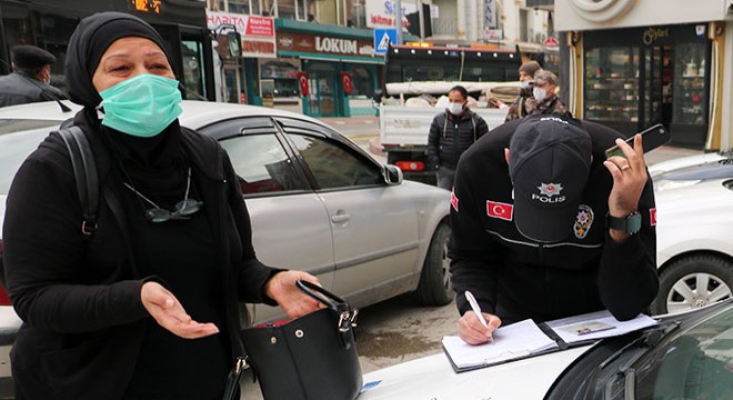 Kısıtlamayı ihlal eden Iraklı kadından  unuttum  savunması