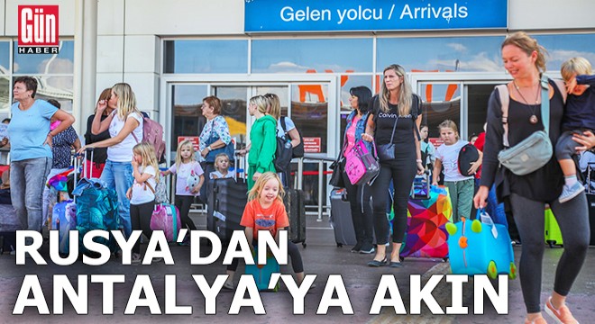 Kısmi seferberlik sonrası Rusya'dan Antalya'ya akın