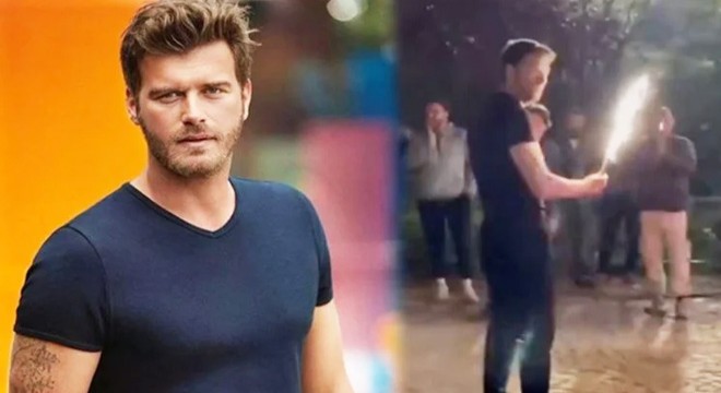 Kıvanç Tatlıtuğ'dan 'meşaleli kutlama' açıklaması