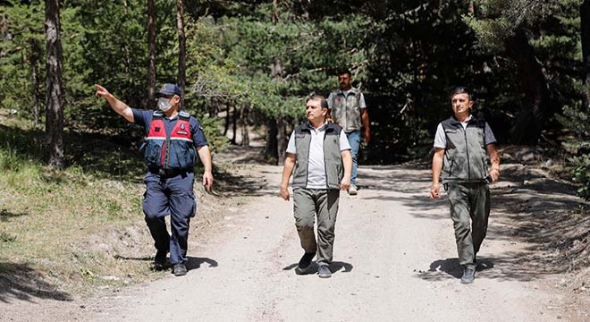 Kızılcahamam ormanlarında 'yangın' denetimi