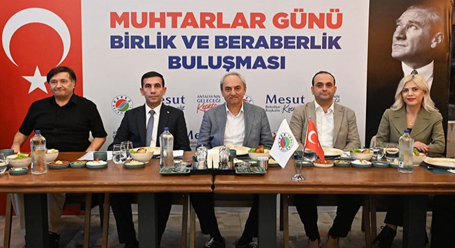 Kocagöz, Kepez'in muhtarlarıyla buluştu