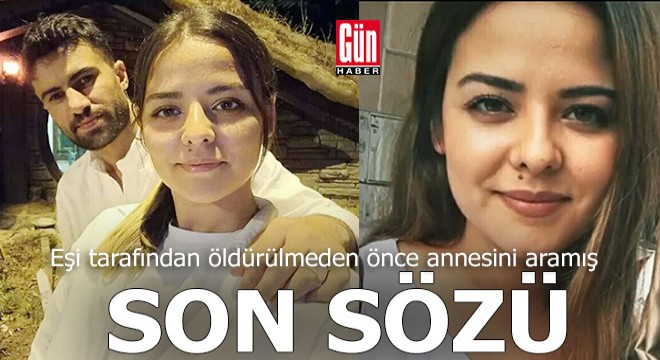 Kocası silahı ona doğrulttuğunda annesi ile konuşuyormuş