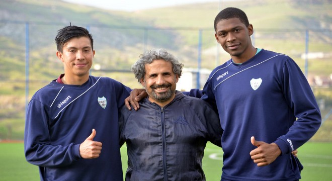 Kolombiyalı futbolcular, Diyarbakır'a alıştı