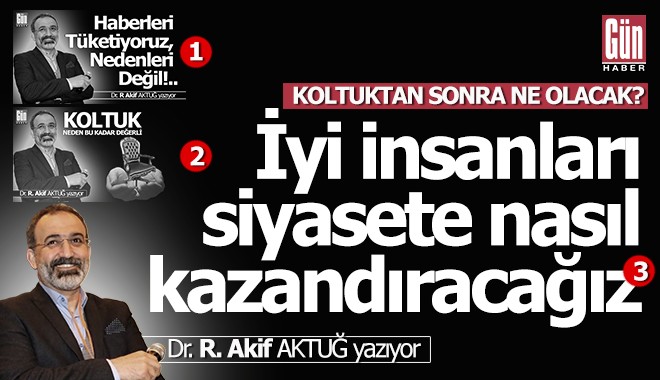 Koltuktan sonra ne olacak?