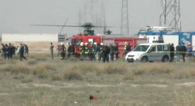 Konya'da askeri uçak kaza kırıma uğradı; pilot şehit oldu