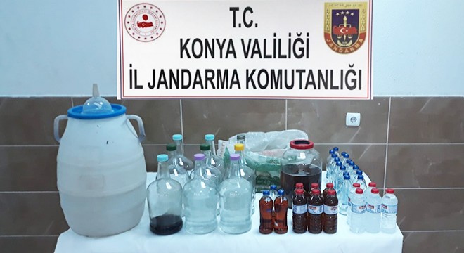 Konya'da 'sahte içki' baskını: 1 gözaltı