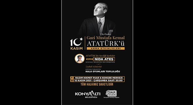 Konyaaltı, Ata'yı sevdiği şarkılarla anacak