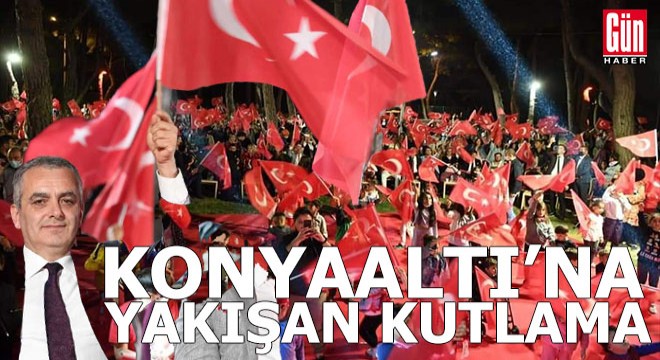 Konyaaltı’na yakışan cumhuriyet kutlamaları