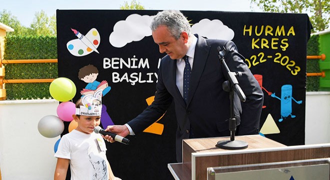 Konyaaltı'nda 4'ncü kreş Hurma'da açıldı