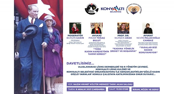 Konyaaltı'nda Güçlü Kadın Güçlü Yarınlar Çalıştayı