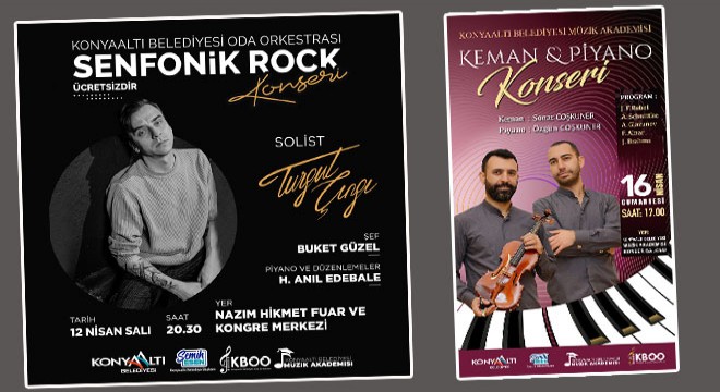 Konyaaltı'nda Nisan ayı konserlerle geçecek