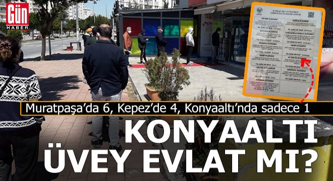 Konyaaltı İlçesi Antalya nın üvey evladı mı?