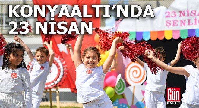 Konyaaltı kreşlerinde 23 Nisan coşkusu