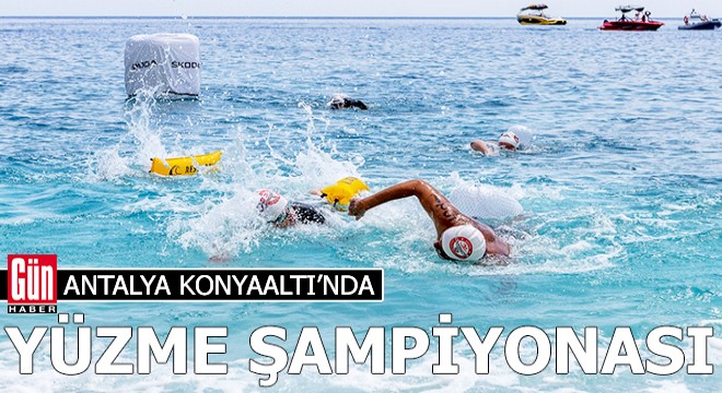 Konyaaltı nda yüzme şampiyonası