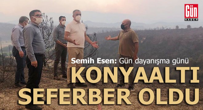 Konyaaltı ndan Manavgat a  dayanışma  seferberliği