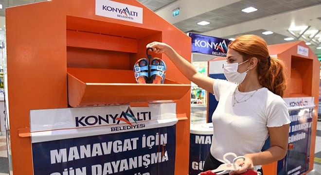 Konyaaltı ndan Manavgat a desteğe devam