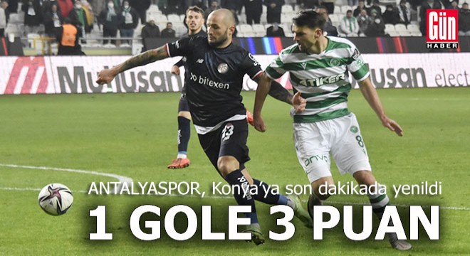 Konyaspor- Antalyaspor: 1-0
